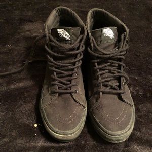 Black high top vans
